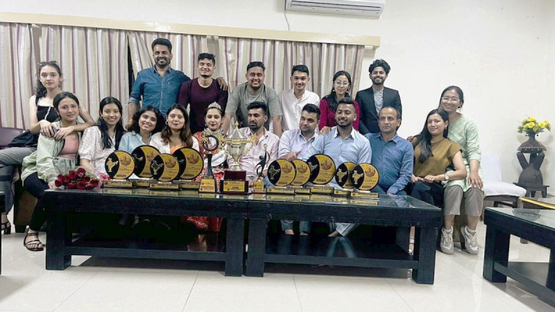 जयपुरमा डीएभी कलेजको दमदार प्रस्तुति